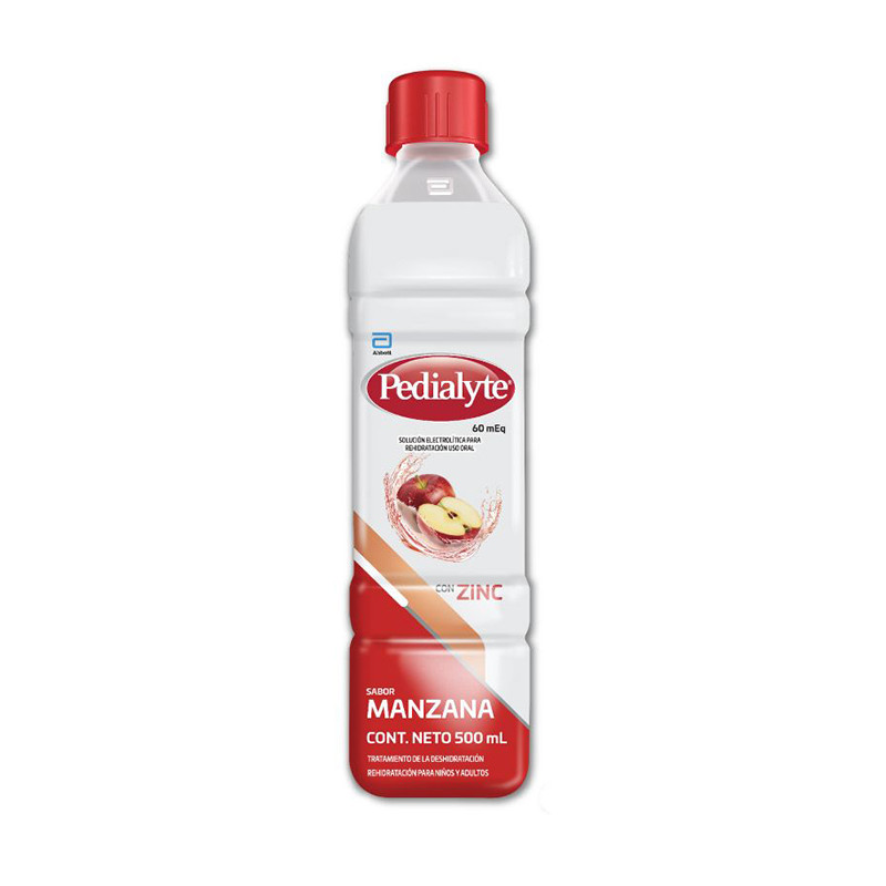 PEDIALYTE 60 SABOR MANZANA 500ML