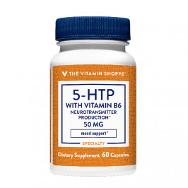 THE VITAMIN SHOPPE 5-HTP WITH B6 50MG 60 CAPS EA