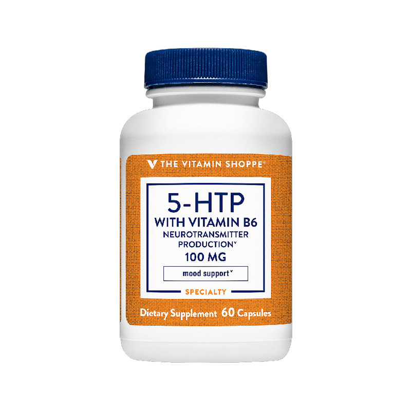 THE VITAMIN SHOPPE 5-HTP WITH B6 100MG 60 CAPS EA