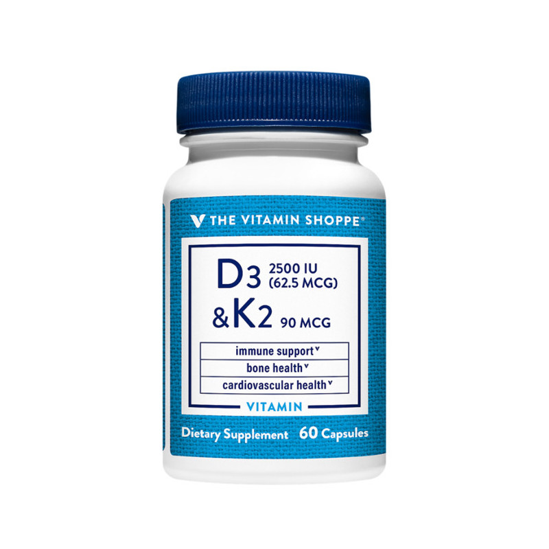 VITAMINA D3 2500 UI & K2 90 MCG (60 CAP) VITAMINA D3 2500 UI & K2 90 MCG (60 CAP)