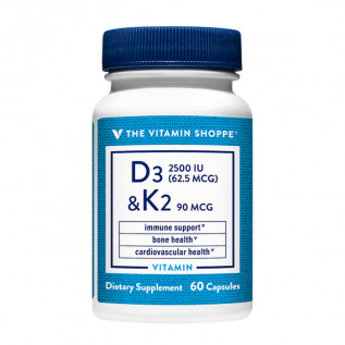 VITAMINA D3 2500 UI & K2 90 MCG (60 CAP)