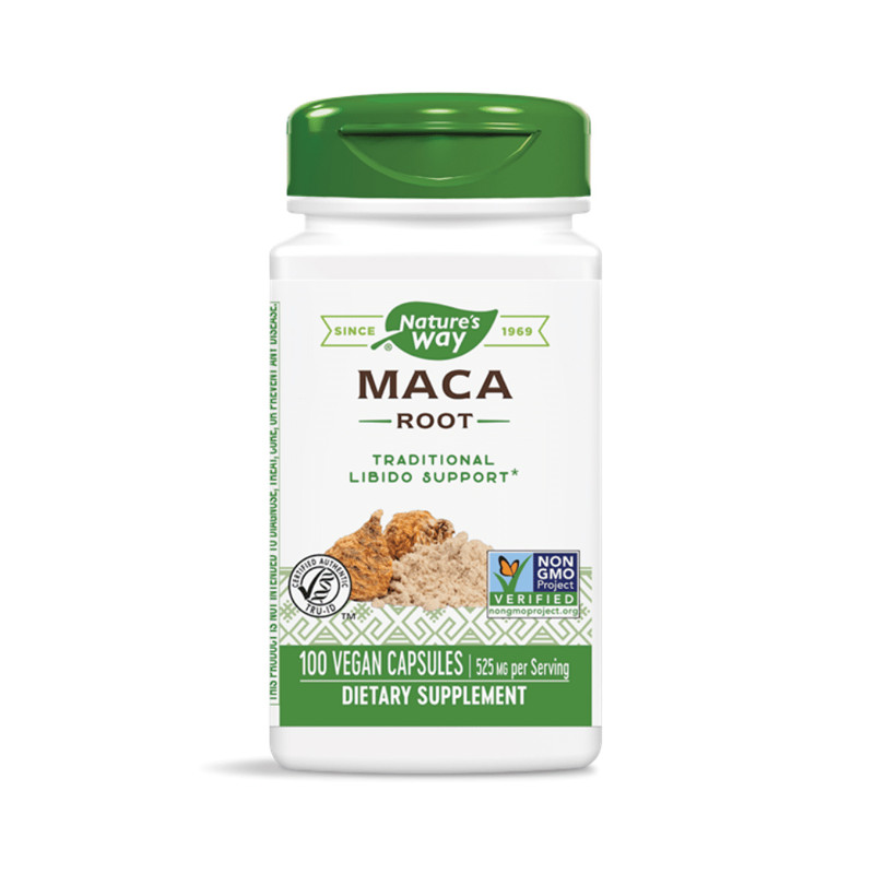 NATURE'S WAY MACA ROOT 525MG 100 CAPS