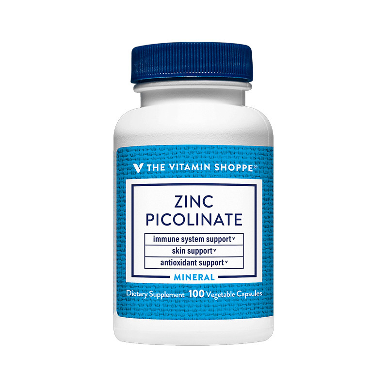 THE VITAMIN SHOPPE ZINC PICOLINATE 100 CAPS