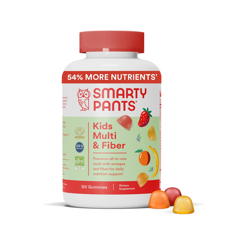 SMARTY PANTS KIDS FIBER & MULTIVITAMIN (120 GUMMIES)