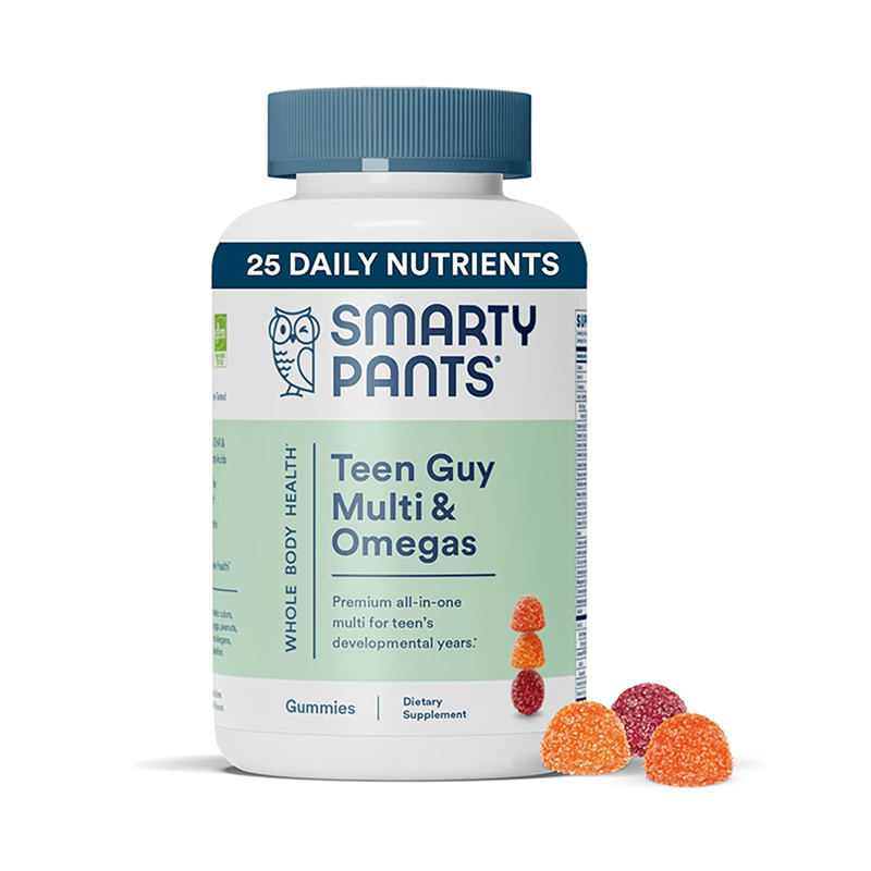 SMARTY PANTS TEEN GUY MULTI & OMEGAS  (120 gummies)