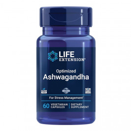 LIFE EXTENSION OPTIMIZED ASHWAGANDHA 60 CAPS