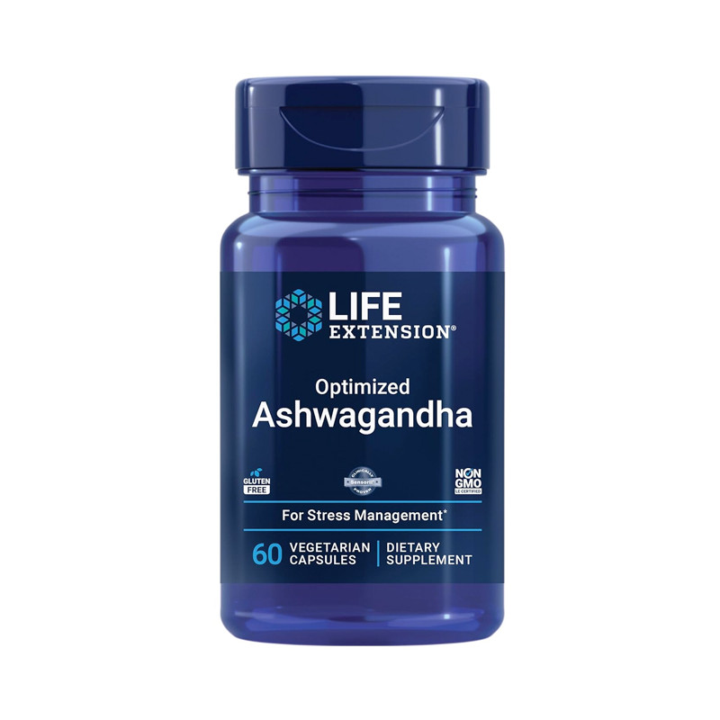 LIFE EXTENSION ASHWAGANDHA 60 CAPS