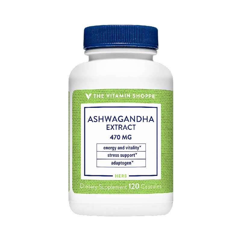 THE VITAMIN SHOPPE ASHWAGANDHA EXTRACT 470 MG (120 CAP)