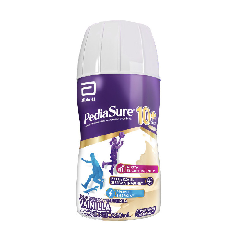 PEDIASURE 10+ AÑOS VAINILLA 220 ML PEDIASURE 10+ AÑOS VAINILLA 220 ML