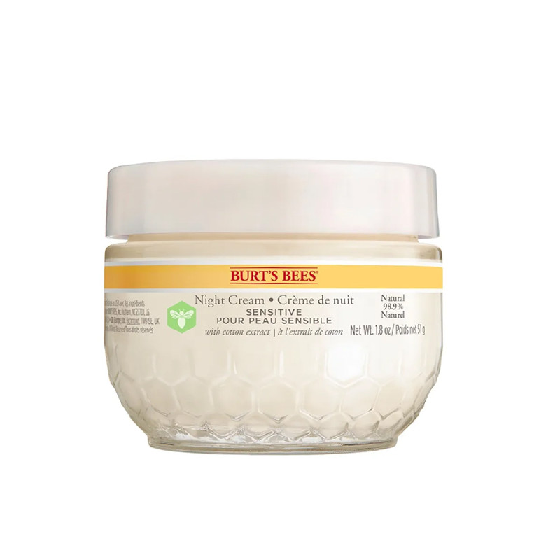 BURT'S BEES SENSITIVE NIGHT CREAM 51 G