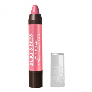 BURT'S BEES CRAYON GLOSS PINK LAGOON 0.1 OZ.