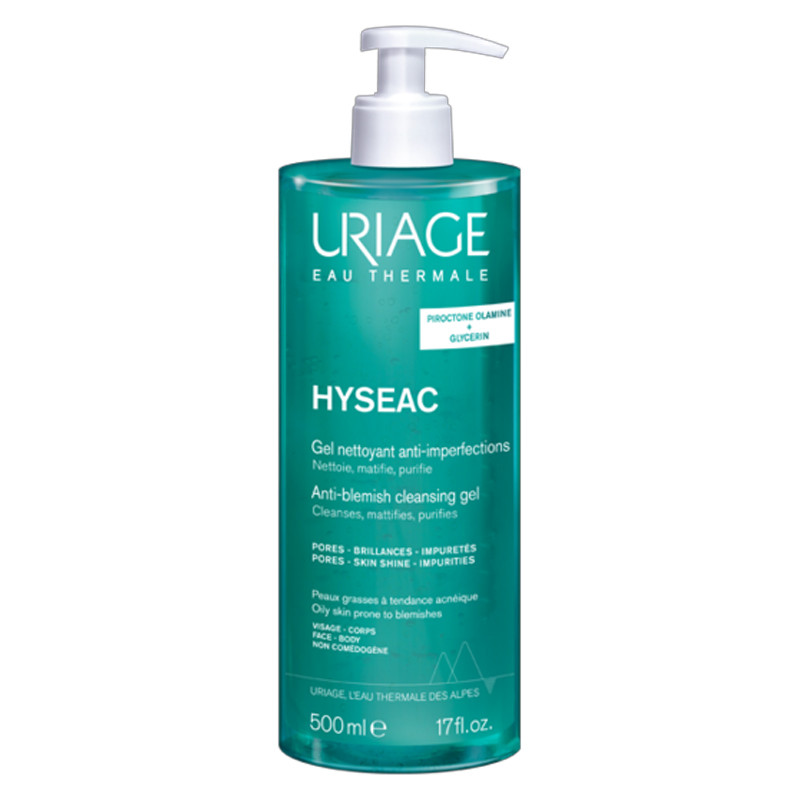 URIAGE HYSEAC CLEANSING GEL 500 ML