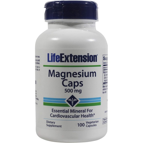 LIFE EXTENSION MAGNESIUM 500 MG X 100 CAPSULES