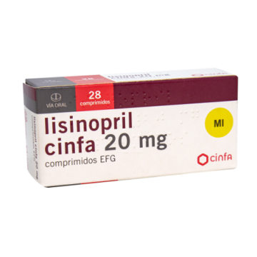 LISINOPRIL CINFA  20 MG X...