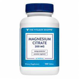 THE VITAMIN SHOPPE MAGNESIUM CITRATE 200MG 100 CAPS