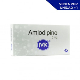 AMLODIPINA MK 5MG X 30TAB. (POR UNIDAD)