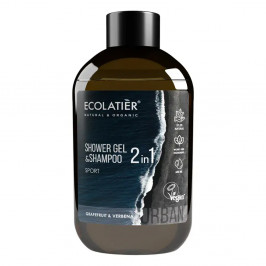 ECOLATIER SHOWER GEL & SHAMPOO 2 EN 1 SPORT 600 ML