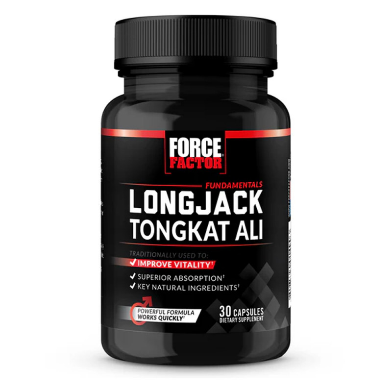 FORCE FACTOR LONGJACK TONGKAT ALI 30 CAPSULAS