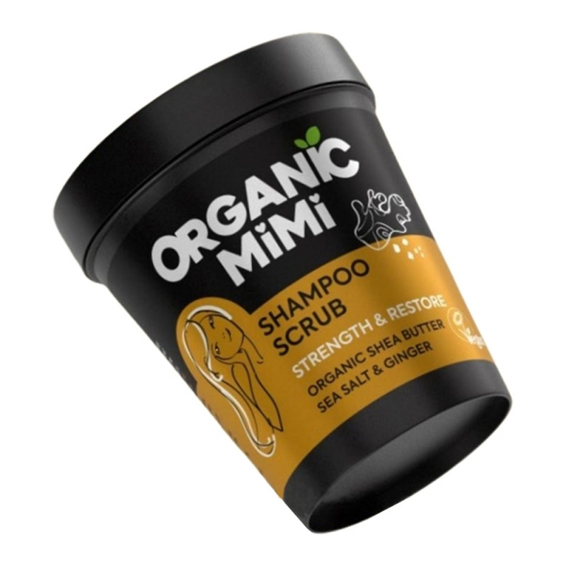 ORGANIC MIMI SHAMPOO SCRUB STRENGTH&RESTORE SEA SALT 280GR