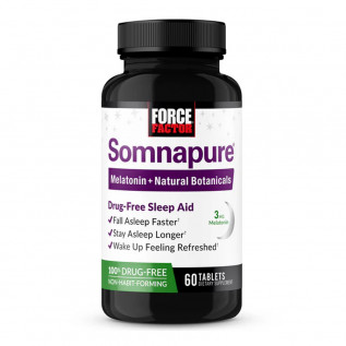 FORCE FACTOR SOMNAPURE NATURAL SLEEP AID 60 TABS