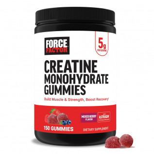 FORCE FACTOR CREATINE 150 GUMMIES MIXED BERRY