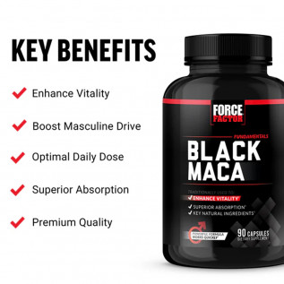 FORCE FACTOR BLACK MACA 60 CAPS