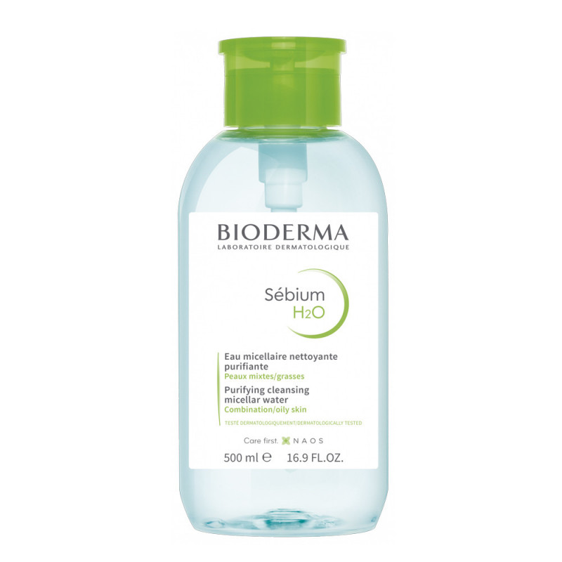 BIODERMA SEBIUM H2O AGUA MICELAR 500ML BIODERMA SEBIUM H2O AGUA MICELAR 500ML