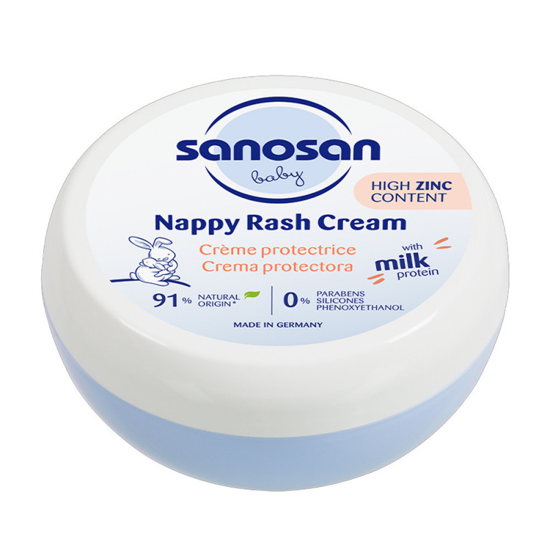 SANOSAN BABY NAPPY RASH CREAM WITH ZINC 150 ML SANOSAN BABY NAPPY RASH CREAM WITH ZINC 150 ML