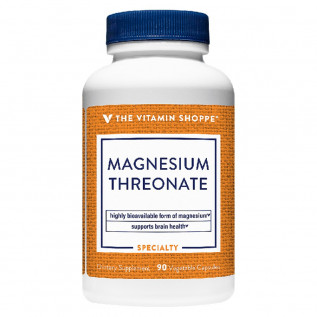 THE VITAMIN SHOPPE MAGNESIUM L-THREONATE 144 MG (90 VEG CAP)