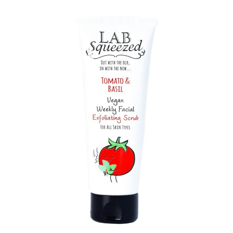 LAB SQUEEZED TOMATO & BASIL WEEKLY FACIAL  SCRUB 120 ML