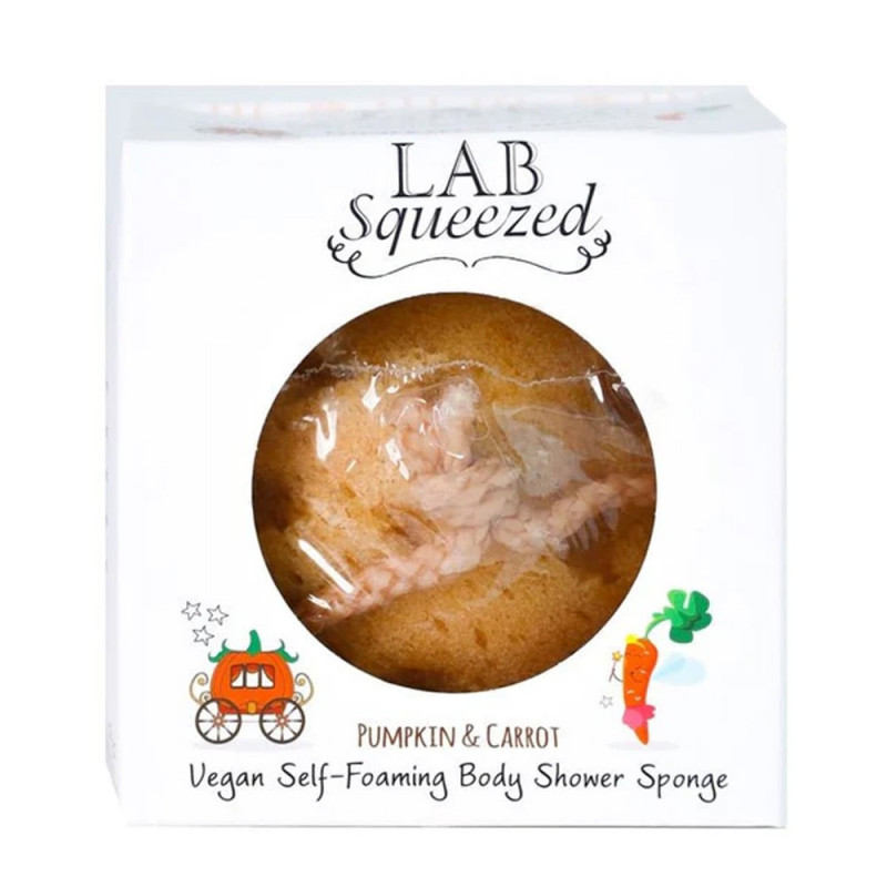 LAB SQUEEZED PUMPKIN & CARROT FOAMING BODY SHOWER SPONGE