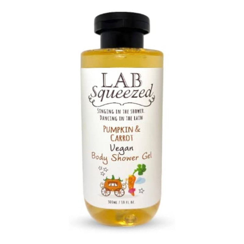 LAB SQUEEZED PUMPKIN & CARROT  VEGAN BODY SHOWER GEL 300 ML