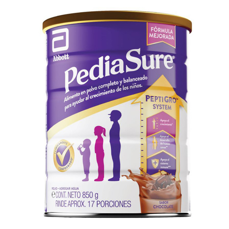 PEDIASURE CHOCOLATE 850 GRS PEPTIGRO PEDIASURE CHOCOLATE 850 GRS PEPTIGRO
