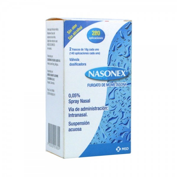 nasonex 0.05% spray nasal - Panamá
