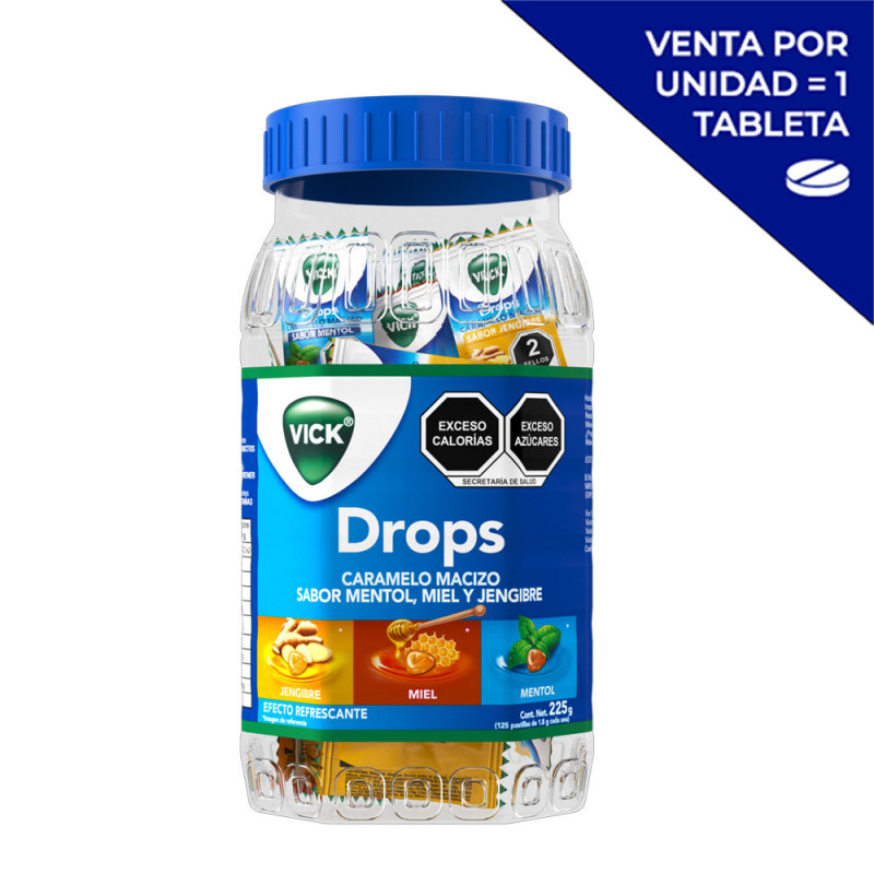 VICK PASTILLAS JARRA SABORES MIXT SUELTO VICK PASTILLAS JARRA SABORES MIXT SUELTO