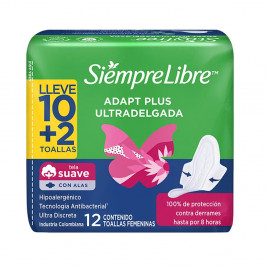 STAYFREE SIEMPRE LIBRE CONFORT ULTRADELGADA 12X12