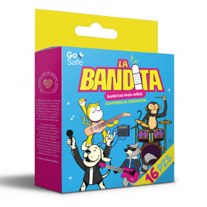 GO SAFE LA BANDITA PARA NIÑOS LA BANDITA 16PZS