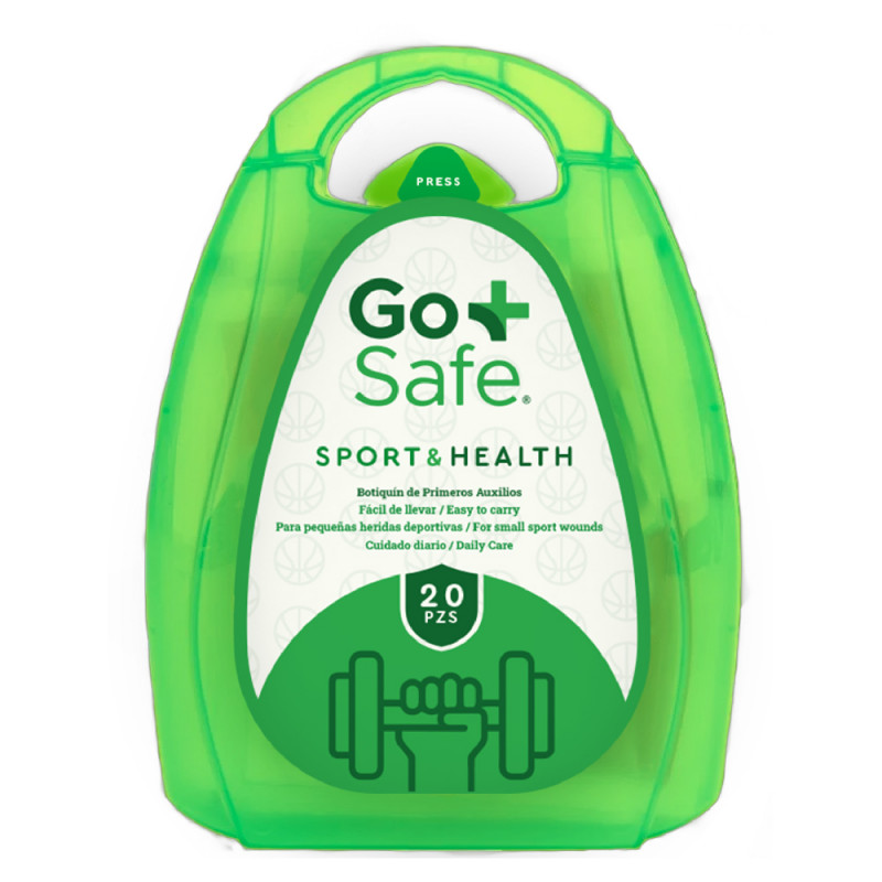 GO SAFE BOTIQUIN DE PRIMEROS AUXILIO SPORT & HEALTH 20 PIEZAS