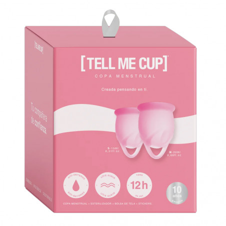 TELL ME CUP COPA MENSTRUAL ROSADA