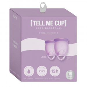 TELL ME CUP COPA MENSTRUAL LILA