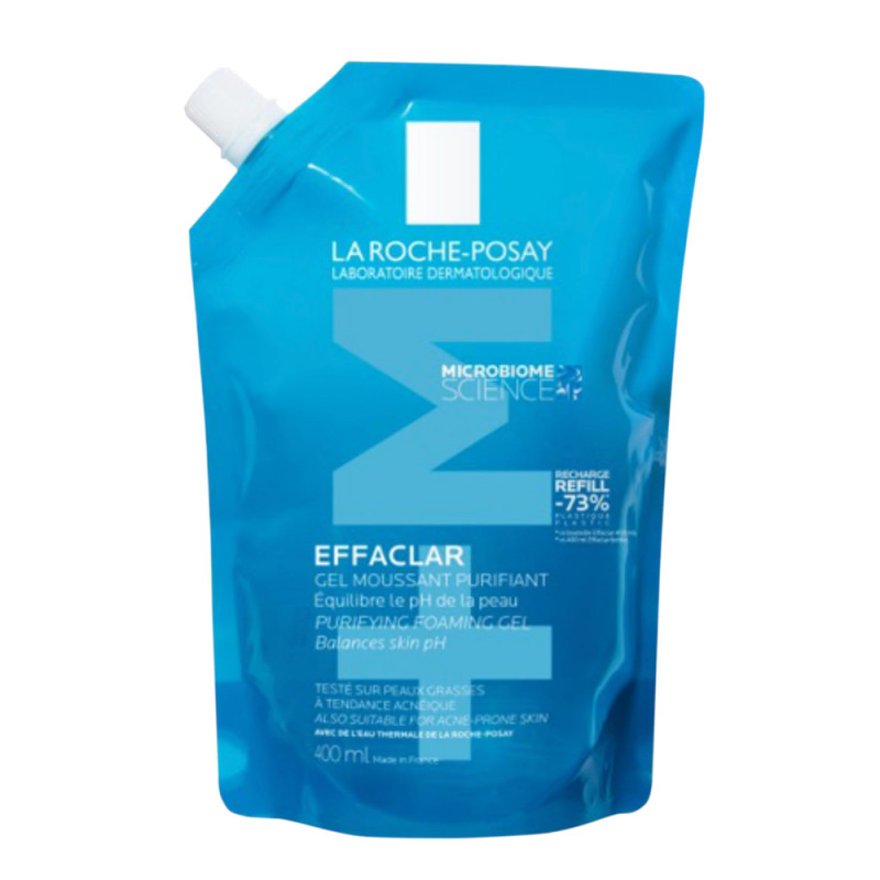 LA ROCHE POSAY EFFACLAR GEL MOUSSANT REFILL 400 ML LA ROCHE POSAY EFFACLAR GEL MOUSSANT REFILL 400 ML