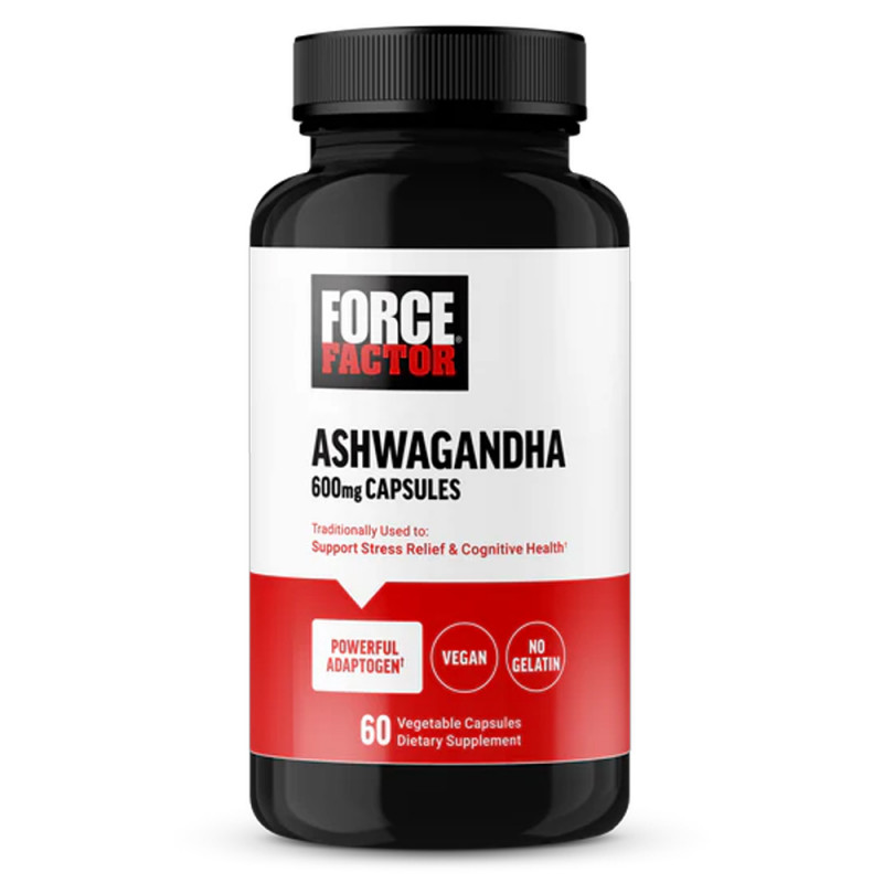 FORCE FACTOR ASHWAGANDHA 600 MG X 60 CÁPSULAS FORCE FACTOR ASHWAGANDHA 600 MG X 60 CÁPSULAS