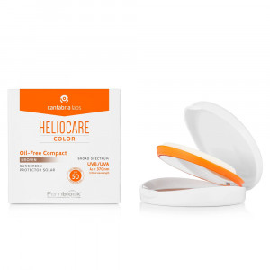 CANTABRIA LABS HELIOCARE COLOR OIL FREE COMPACT 50 SPF BROWN