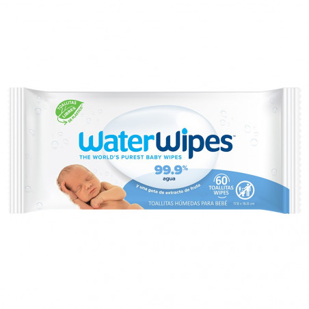 WATER WIPES X 60 TOALLITAS PARA BEBÉ