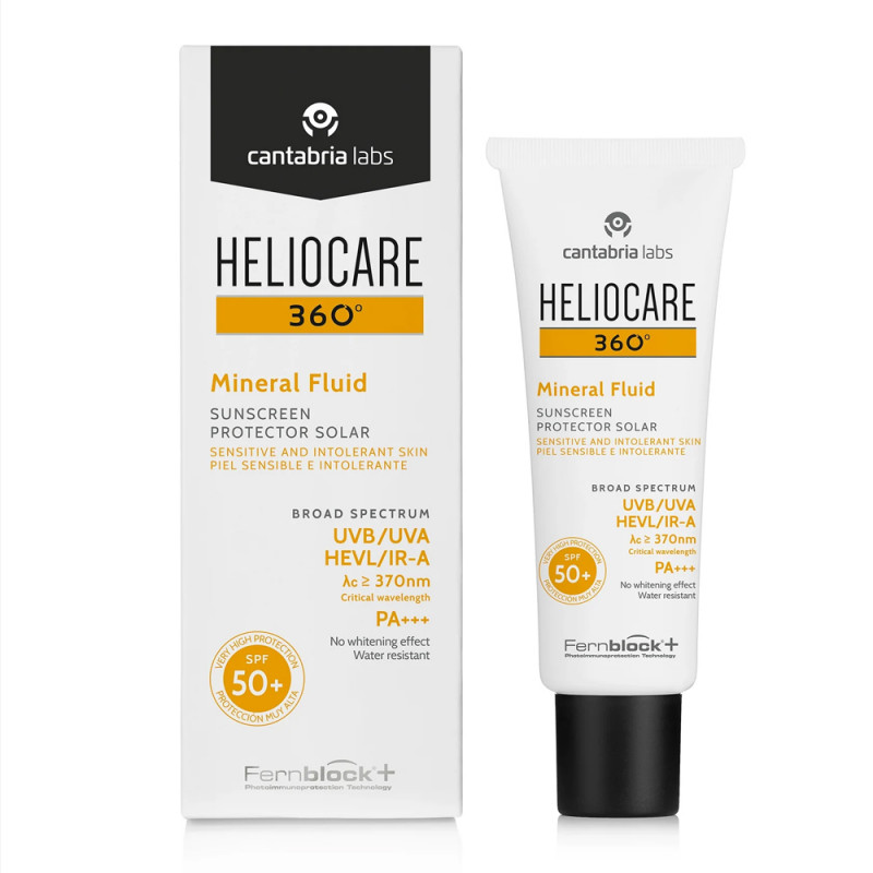 CANTABRIA LABS HELIOCARE 360 MINERAL FLUID SPF 50+ X 50ML CANTABRIA LABS HELIOCARE 360 MINERAL FLUID SPF 50+ X 50ML