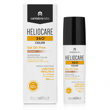 CANTABRIA LABS HELIOCARE 360 COLOR OIL-FREE SPF 50+ 50ML BRONZE