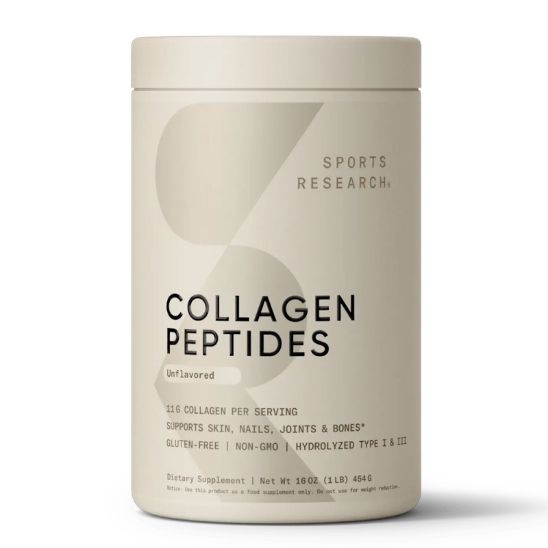 SPORTS RESEARCH COLLAGEN PEPTIDES 16 OZ UNFLAVORED 456 GR