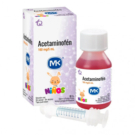 ACETAMINOFEN MK JARABE 160MG / 5ML 90ML