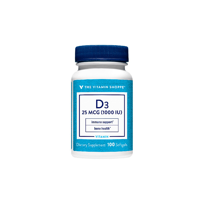 VITAMINA D3 1000 U X 100 SOFTGELS