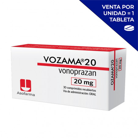 VOZAMA 20 MG X COMP RECUBIERTO POR UNIDAD